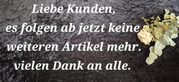 Das war es an Artikel einstellen