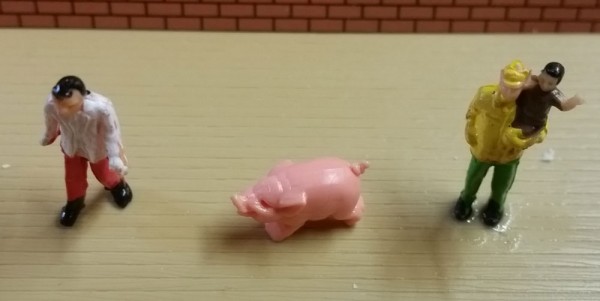 Deko Figur Schwein