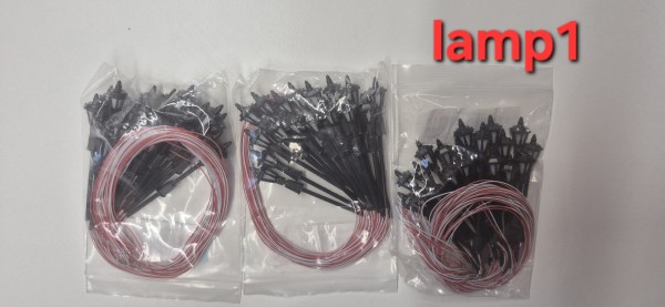 Lampen set nr2 schwarz